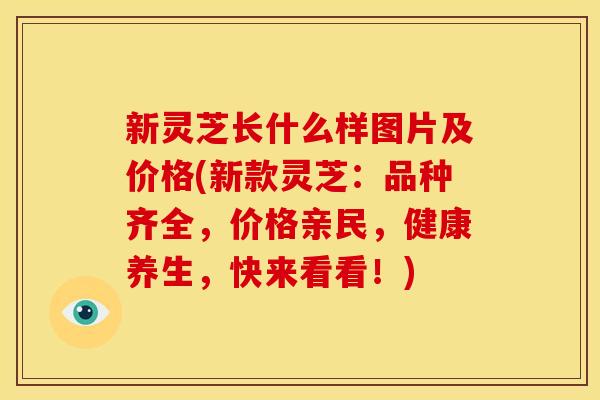 新灵芝长什么样图片及价格(新款灵芝:品种齐全,价格亲民,健康养生,快来看看!) 新灵芝长什么样图片及价格(新款灵芝:品种齐全,价格亲民,健康养生,快来看看!)