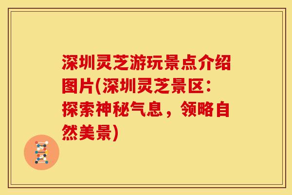 深圳灵芝游玩景点介绍图片(深圳灵芝景区:探索神秘气息,领略自然美景) 深圳灵芝游玩景点介绍图片(深圳灵芝景区:探索神秘气息,领略自然美景)