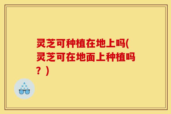 灵芝可种植在地上吗(灵芝可在地面上种植吗?) 灵芝可种植在地上吗(灵芝可在地面上种植吗?)