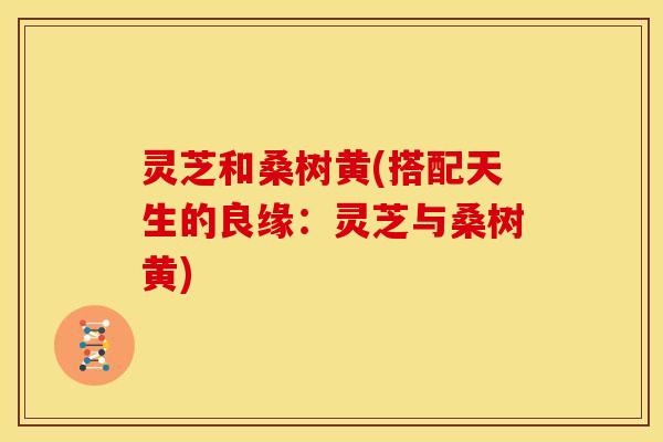灵芝和桑树黄(搭配天生的良缘：灵芝与桑树黄)