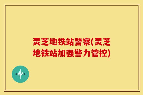 灵芝地铁站警察(灵芝地铁站加强警力管控)