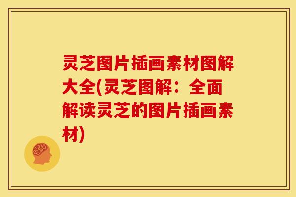 灵芝图片插画素材图解大全(灵芝图解：全面解读灵芝的图片插画素材)