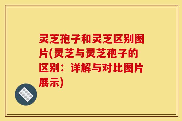 灵芝孢子和灵芝区别图片(灵芝与灵芝孢子的区别：详解与对比图片展示)