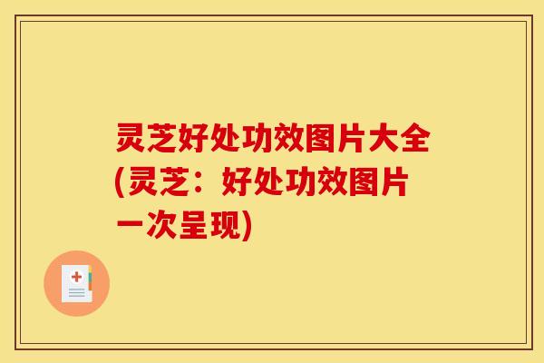 灵芝好处功效图片大全(灵芝:好处功效图片一次呈现) 灵芝好处功效图片大全(灵芝:好处功效图片一次呈现)