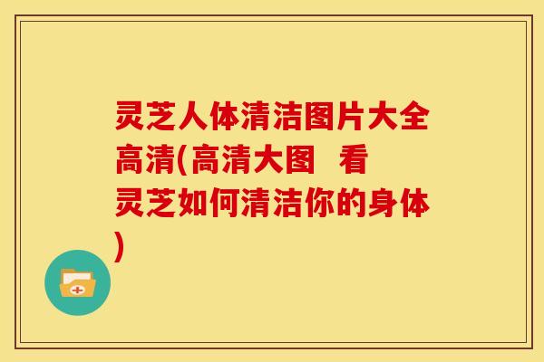 灵芝人体清洁图片大全高清(高清大图 看灵芝如何清洁你的身体) 灵芝人体清洁图片大全高清(高清大图 看灵芝如何清洁你的身体)