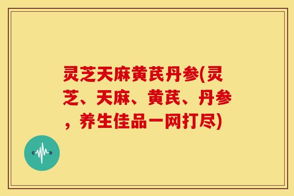 灵芝天麻黄芪丹参(灵芝、天麻、黄芪、丹参,养生佳品一网打尽) 灵芝天麻黄芪丹参(灵芝、天麻、黄芪、丹参,养生佳品一网打尽)