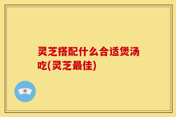 灵芝搭配什么合适煲汤吃(灵芝佳) 灵芝搭配什么合适煲汤吃(灵芝佳)