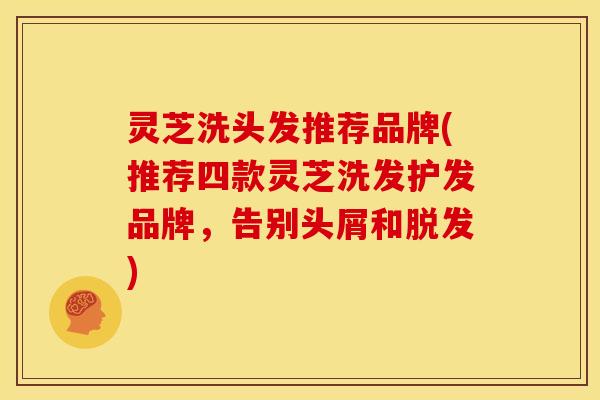 灵芝洗头发推荐品牌(推荐四款灵芝洗发护发品牌,告别头屑和) 灵芝洗头发推荐品牌(推荐四款灵芝洗发护发品牌,告别头屑和)
