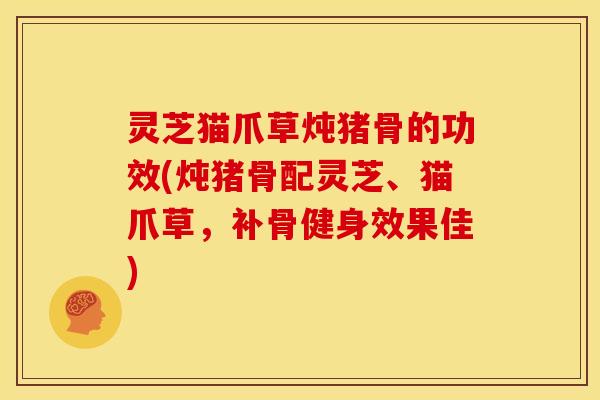 灵芝猫爪草炖猪骨的功效(炖猪骨配灵芝、猫爪草,补骨健身效果佳) 灵芝猫爪草炖猪骨的功效(炖猪骨配灵芝、猫爪草,补骨健身效果佳)