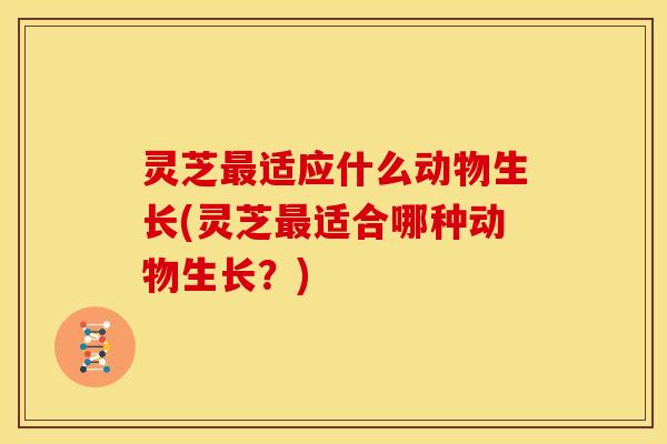 灵芝适应什么动物生长(灵芝适合哪种动物生长?) 灵芝适应什么动物生长(灵芝适合哪种动物生长?)