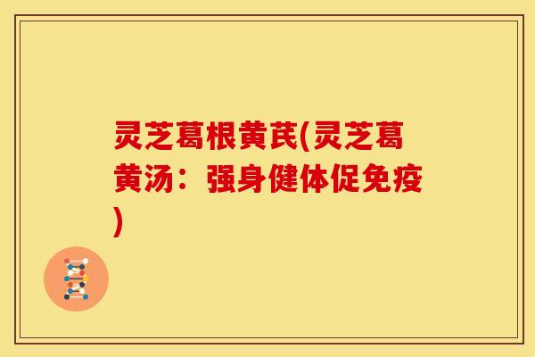 灵芝葛根黄芪(灵芝葛黄汤：强身健体促免疫)