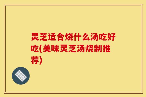 灵芝适合烧什么汤吃好吃(美味灵芝汤烧制推荐)
