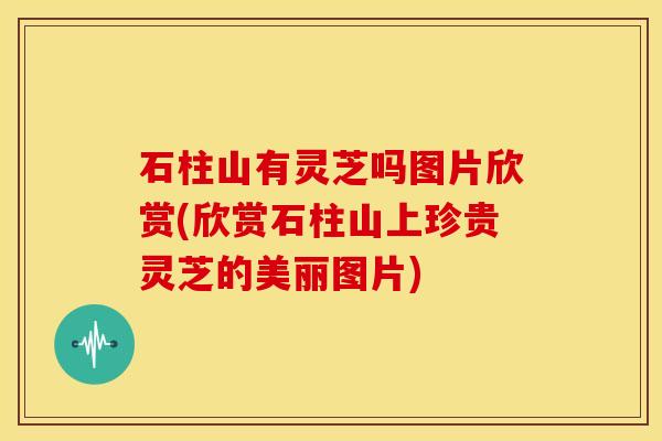 石柱山有灵芝吗图片欣赏(欣赏石柱山上珍贵灵芝的美丽图片) 石柱山有灵芝吗图片欣赏(欣赏石柱山上珍贵灵芝的美丽图片)