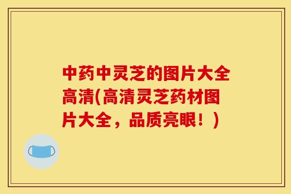 中灵芝的图片大全高清(高清灵芝药材图片大全,品质亮眼!) 中灵芝的图片大全高清(高清灵芝药材图片大全,品质亮眼!)