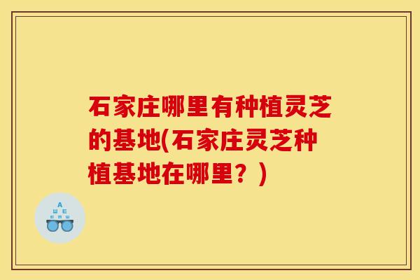 石家庄哪里有种植灵芝的基地(石家庄灵芝种植基地在哪里?) 石家庄哪里有种植灵芝的基地(石家庄灵芝种植基地在哪里?)