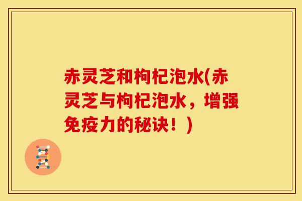赤灵芝和枸杞泡水(赤灵芝与枸杞泡水,增强免疫力的秘诀!) 赤灵芝和枸杞泡水(赤灵芝与枸杞泡水,增强免疫力的秘诀!)