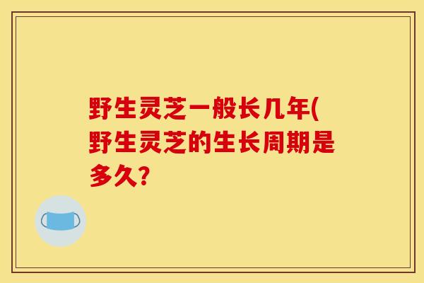 野生灵芝一般长几年(野生灵芝的生长周期是多久? 野生灵芝一般长几年(野生灵芝的生长周期是多久?