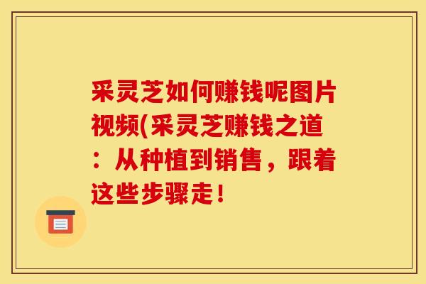 采灵芝如何赚钱呢图片视频(采灵芝赚钱之道：从种植到销售，跟着这些步骤走！