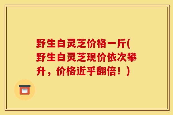 野生白灵芝价格一斤(野生白灵芝现价依次攀升,价格近乎翻倍!) 野生白灵芝价格一斤(野生白灵芝现价依次攀升,价格近乎翻倍!)