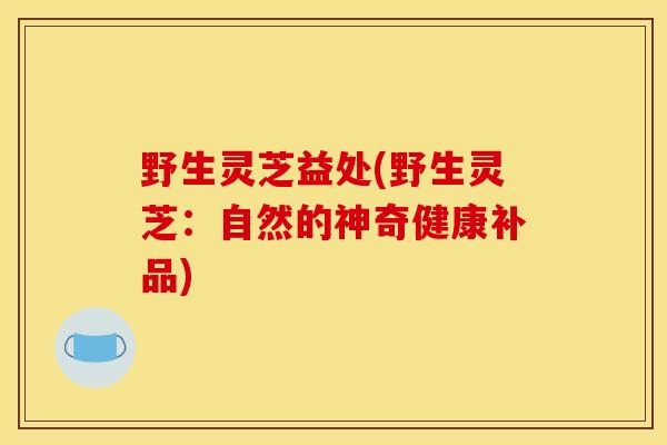 野生灵芝益处(野生灵芝:自然的神奇健康补品) 野生灵芝益处(野生灵芝:自然的神奇健康补品)