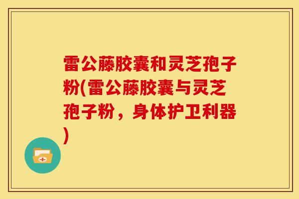雷公藤胶囊和灵芝孢子粉(雷公藤胶囊与灵芝孢子粉,身体护卫利器) 雷公藤胶囊和灵芝孢子粉(雷公藤胶囊与灵芝孢子粉,身体护卫利器)