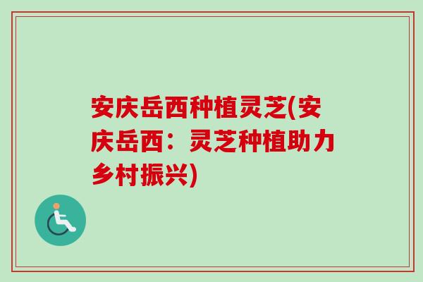 安庆岳西种植灵芝(安庆岳西:灵芝种植助力乡村振兴) 安庆岳西种植灵芝(安庆岳西:灵芝种植助力乡村振兴)