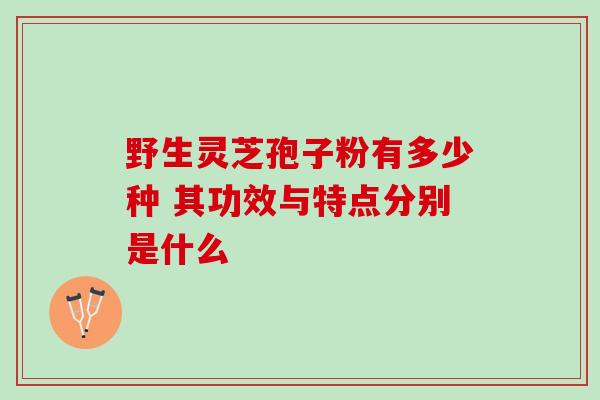 野生灵芝孢子粉有多少种 其功效与特点分别是什么 野生灵芝孢子粉有多少种 其功效与特点分别是什么