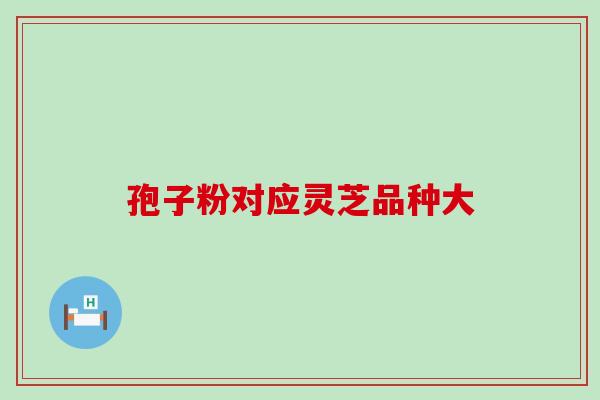 孢子粉对应灵芝品种大 孢子粉对应灵芝品种大