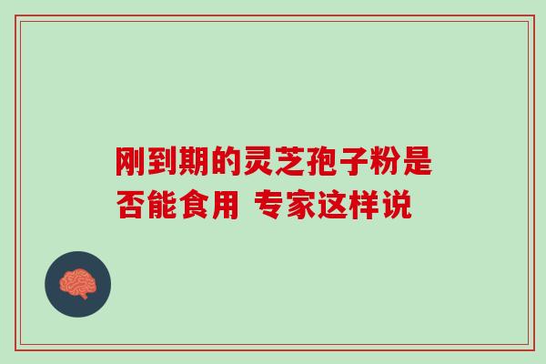刚到期的灵芝孢子粉是否能食用 专家这样说 刚到期的灵芝孢子粉是否能食用 专家这样说